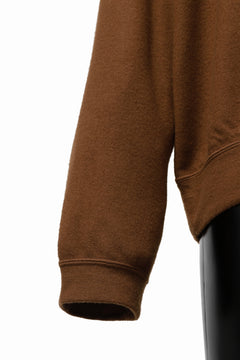 Load image into Gallery viewer, CAPERTICA MN-SWEAT TOP / SUPER 140s WASHABLE WOOL (CAMEL)