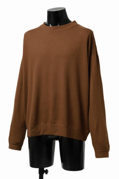 Load image into Gallery viewer, CAPERTICA MN-SWEAT TOP / SUPER 140s WASHABLE WOOL (CAMEL)