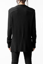 画像をギャラリービューアに読み込む, thomkrom HENRY NECK SWEATER TOPS / OVERLOCK STITCHED (BLACK)