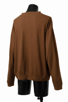 Load image into Gallery viewer, CAPERTICA MN-SWEAT TOP / SUPER 140s WASHABLE WOOL (CAMEL)