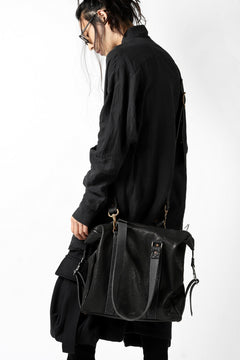 画像をギャラリービューアに読み込む, ierib exclusive 2way Doctors Bag with Strap Belt / FVT Oiled Horse (BLACK)