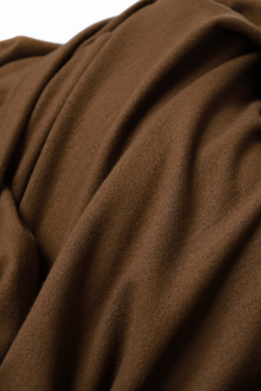Load image into Gallery viewer, CAPERTICA MN-SWEAT TOP / SUPER 140s WASHABLE WOOL (CAMEL)