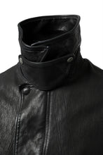 Load image into Gallery viewer, ISAMU KATAYAMA BACKLASH FLIGHT JACKET / GOAT LEATHER (GARMENT+SPRAY DYED / BLACK)