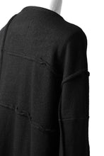 画像をギャラリービューアに読み込む, KLASICA SAB GENOU CARDIGAN-COAT / WOOL&COTTON JERSEY (BLACK)