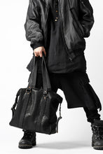 画像をギャラリービューアに読み込む, ierib exclusive 2way Doctors Bag with Strap Belt / FVT Oiled Horse (BLACK)