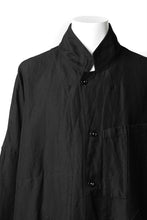 画像をギャラリービューアに読み込む, KLASICA CT30-REX BIG RECTANGLE COAT / SERGE WOOL&RAMIE (IRON)