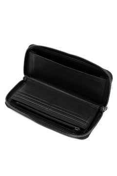 画像をギャラリービューアに読み込む, Portaille ROUND ZIP LONG WALLET / GUIDI FIORE (BLACK)