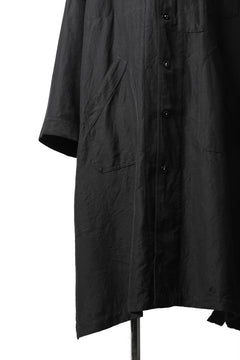画像をギャラリービューアに読み込む, KLASICA CT30-REX BIG RECTANGLE COAT / SERGE WOOL&RAMIE (IRON)