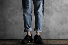 画像をギャラリービューアに読み込む, CHANGES VINTAGE REMAKE PATCHWORK DENIM TAPERED PANTS / VINTAGE DENIM (INDIGO #C)