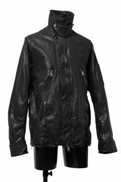 Load image into Gallery viewer, ISAMU KATAYAMA BACKLASH FLIGHT JACKET / GOAT LEATHER (GARMENT+SPRAY DYED / BLACK)