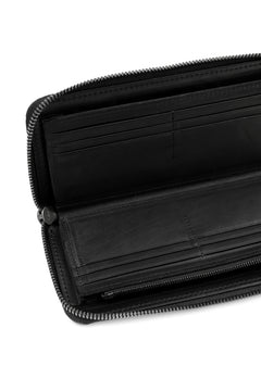 画像をギャラリービューアに読み込む, Portaille ROUND ZIP LONG WALLET / GUIDI FIORE (BLACK)
