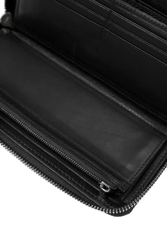画像をギャラリービューアに読み込む, Portaille ROUND ZIP LONG WALLET / PUEBLO (BLACK)