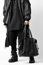 画像をギャラリービューアに読み込む, ierib exclusive 2way Doctors Bag with Strap Belt / FVT Oiled Horse (BLACK)