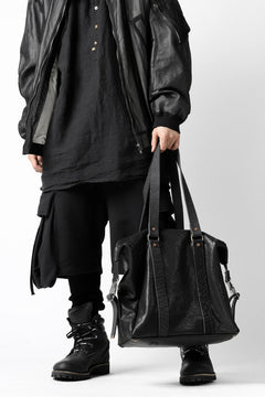 画像をギャラリービューアに読み込む, ierib exclusive 2way Doctors Bag with Strap Belt / FVT Oiled Horse (BLACK)
