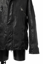 Load image into Gallery viewer, ISAMU KATAYAMA BACKLASH FLIGHT JACKET / GOAT LEATHER (GARMENT+SPRAY DYED / BLACK)