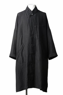 画像をギャラリービューアに読み込む, KLASICA CT30-REX BIG RECTANGLE COAT / SERGE WOOL&RAMIE (IRON)