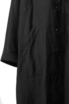 画像をギャラリービューアに読み込む, KLASICA CT30-REX BIG RECTANGLE COAT / SERGE WOOL&RAMIE (IRON)