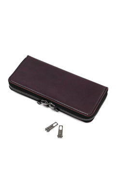 画像をギャラリービューアに読み込む, Portaille ROUND ZIP LONG WALLET / ELBAMATTE (PURPLE)