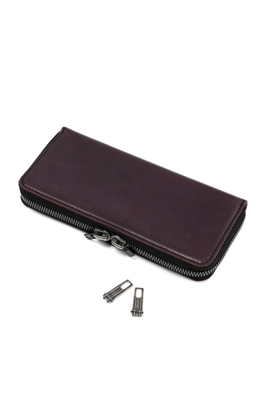 画像をギャラリービューアに読み込む, Portaille ROUND ZIP LONG WALLET / ELBAMATTE (PURPLE)