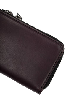 画像をギャラリービューアに読み込む, Portaille ROUND ZIP LONG WALLET / ELBAMATTE (PURPLE)