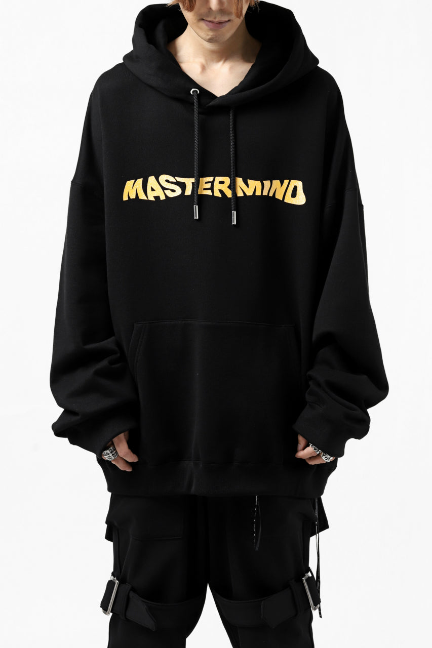 Load image into Gallery viewer, mastermind JAPAN SWEAT HOODIE / GLITTER LOGO & SKULL (BLACK)