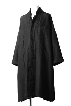 画像をギャラリービューアに読み込む, KLASICA CT30-REX BIG RECTANGLE COAT / SERGE WOOL&RAMIE (IRON)