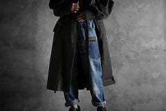 画像をギャラリービューアに読み込む, CHANGES VINTAGE REMAKE PATCHWORK DENIM TAPERED PANTS / VINTAGE DENIM (INDIGO #E)