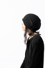 画像をギャラリービューアに読み込む, thomkrom BEANY CAP /  OVERLOCK STITCHED JERSEY (BLACK)