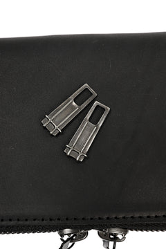 画像をギャラリービューアに読み込む, Portaille ROUND ZIP LONG WALLET / GUIDI FIORE (BLACK)