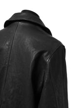 Load image into Gallery viewer, ISAMU KATAYAMA BACKLASH FLIGHT JACKET / GOAT LEATHER (GARMENT+SPRAY DYED / BLACK)