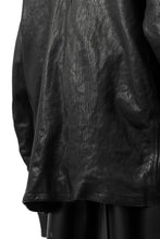 Load image into Gallery viewer, ISAMU KATAYAMA BACKLASH FLIGHT JACKET / GOAT LEATHER (GARMENT+SPRAY DYED / BLACK)