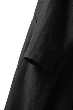 画像をギャラリービューアに読み込む, KLASICA CT30-REX BIG RECTANGLE COAT / SERGE WOOL&RAMIE (IRON)