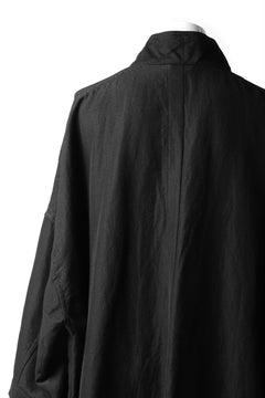 画像をギャラリービューアに読み込む, KLASICA CT30-REX BIG RECTANGLE COAT / SERGE WOOL&RAMIE (IRON)