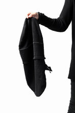 画像をギャラリービューアに読み込む, thomkrom BEANY CAP /  OVERLOCK STITCHED JERSEY (BLACK)