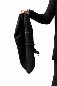 画像をギャラリービューアに読み込む, thomkrom BEANY CAP /  OVERLOCK STITCHED JERSEY (BLACK)