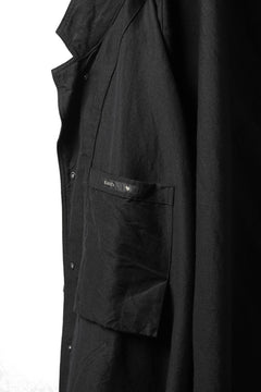 画像をギャラリービューアに読み込む, KLASICA CT30-REX BIG RECTANGLE COAT / SERGE WOOL&RAMIE (IRON)