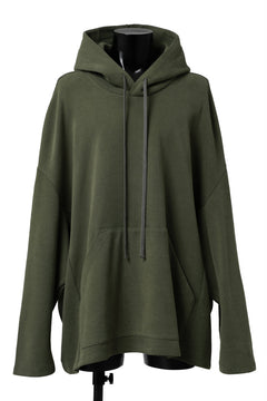 画像をギャラリービューアに読み込む, A.F ARTEFACT DOLMAN HOODIE PULLOVER / COPE KNIT JERSEY (KHAKI)
