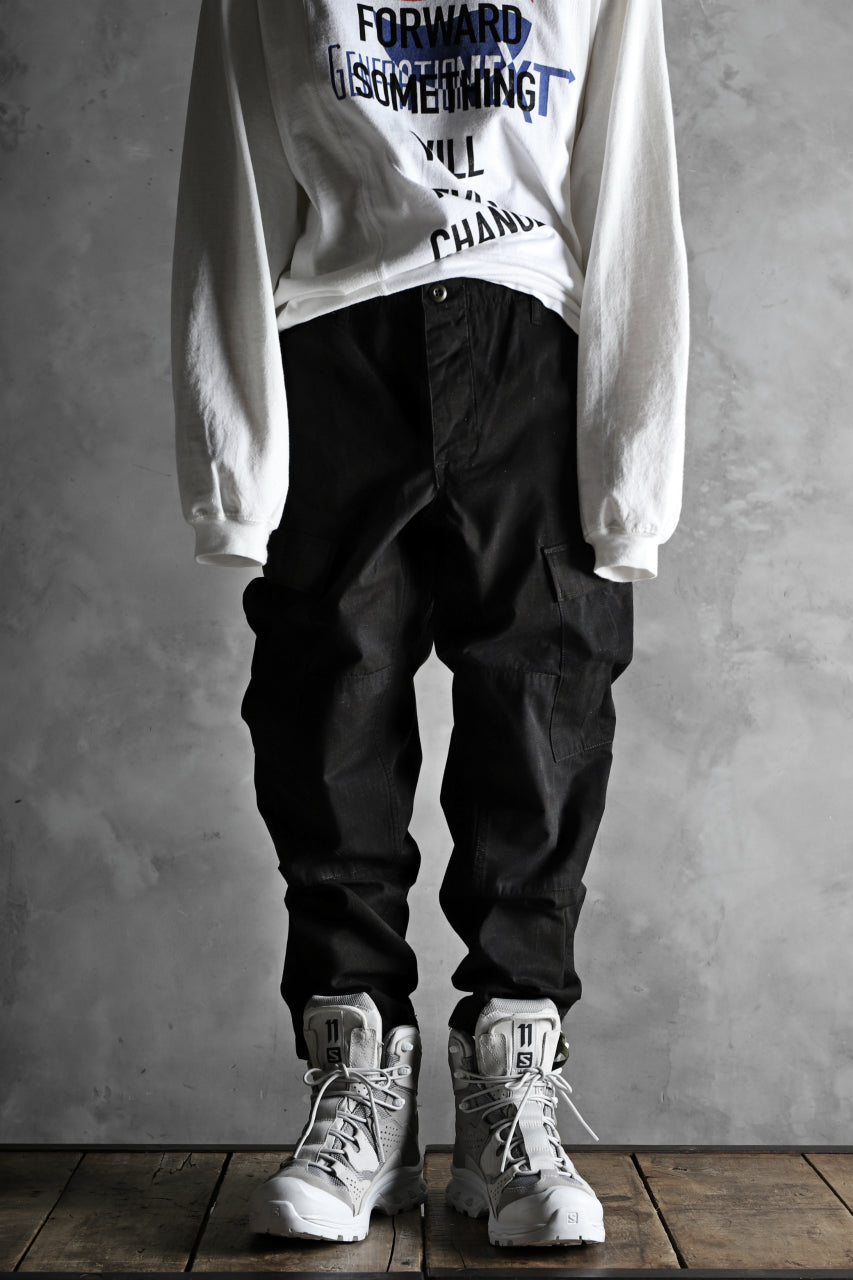 画像をギャラリービューアに読み込む, CHANGES VINTAGE REMAKE MILITARY CARGO TAPERED PANTS / WOODLAND CAMO (CHARCOAL DYED #A)