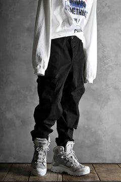 画像をギャラリービューアに読み込む, CHANGES VINTAGE REMAKE MILITARY CARGO TAPERED PANTS / WOODLAND CAMO (CHARCOAL DYED #A)