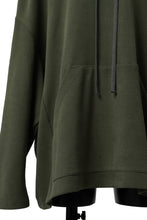 画像をギャラリービューアに読み込む, A.F ARTEFACT DOLMAN HOODIE PULLOVER / COPE KNIT JERSEY (KHAKI)