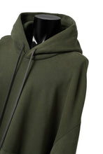 画像をギャラリービューアに読み込む, A.F ARTEFACT DOLMAN HOODIE PULLOVER / COPE KNIT JERSEY (KHAKI)