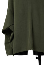画像をギャラリービューアに読み込む, A.F ARTEFACT DOLMAN HOODIE PULLOVER / COPE KNIT JERSEY (KHAKI)