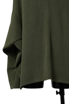 画像をギャラリービューアに読み込む, A.F ARTEFACT DOLMAN HOODIE PULLOVER / COPE KNIT JERSEY (KHAKI)