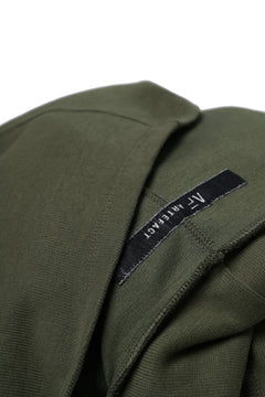 画像をギャラリービューアに読み込む, A.F ARTEFACT DOLMAN HOODIE PULLOVER / COPE KNIT JERSEY (KHAKI)