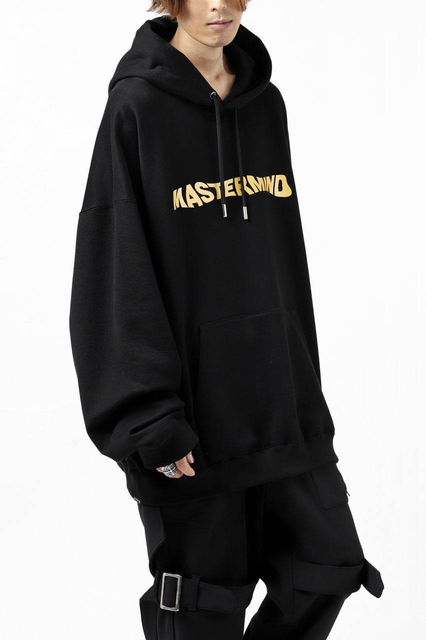Load image into Gallery viewer, mastermind JAPAN SWEAT HOODIE / GLITTER LOGO & SKULL (BLACK)