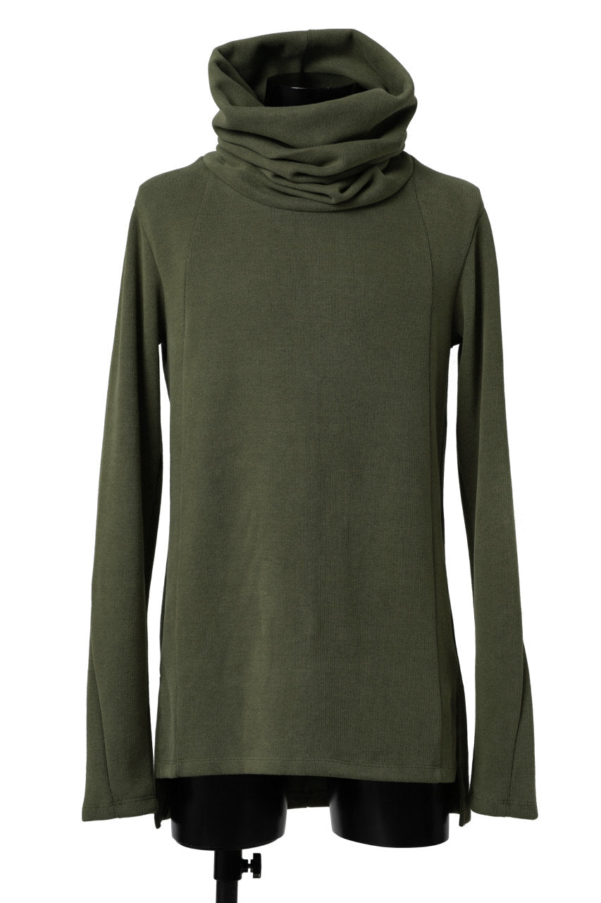 画像をギャラリービューアに読み込む, A.F ARTEFACT TURTLE NECK PULLOVER / COPE KNIT JERSEY (KHAKI)