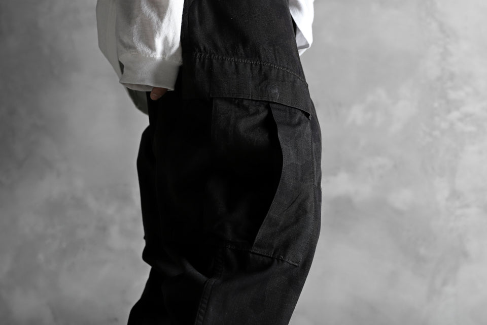 画像をギャラリービューアに読み込む, CHANGES VINTAGE REMAKE MILITARY CARGO TAPERED PANTS / WOODLAND CAMO (CHARCOAL DYED #A)