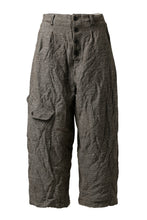 画像をギャラリービューアに読み込む, YUTA MATSUOKA buggy trousers / primitive wool (brown)