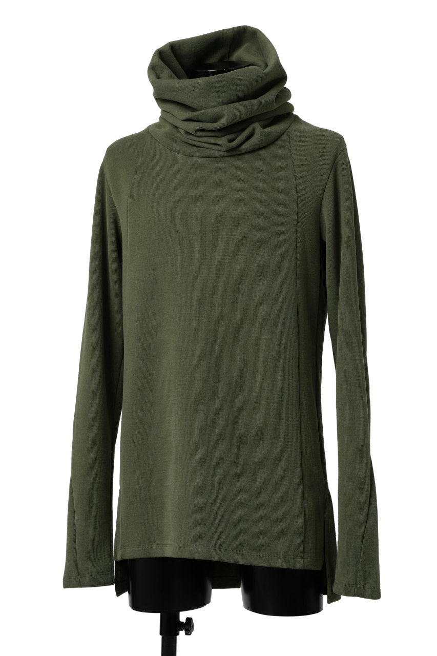 画像をギャラリービューアに読み込む, A.F ARTEFACT TURTLE NECK PULLOVER / COPE KNIT JERSEY (KHAKI)