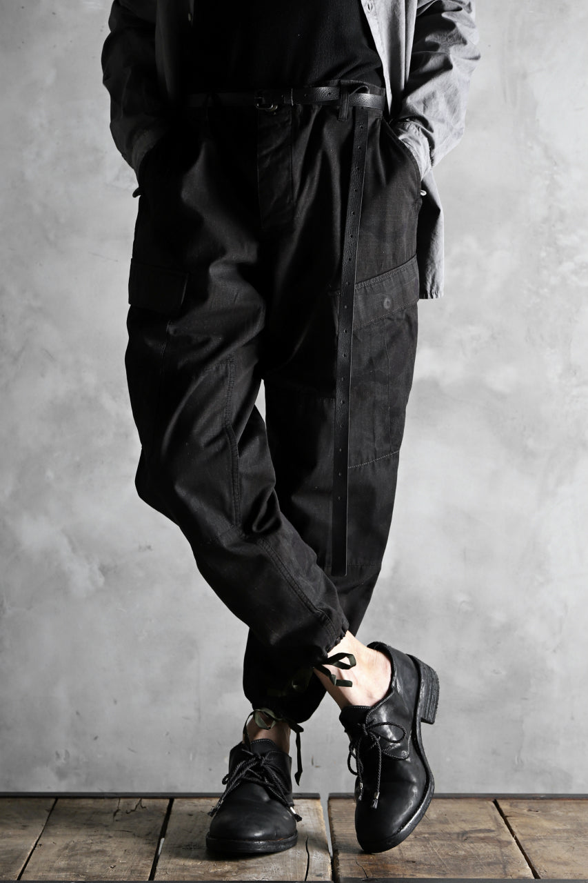 画像をギャラリービューアに読み込む, CHANGES VINTAGE REMAKE MILITARY CARGO TAPERED PANTS / WOODLAND CAMO (CHARCOAL DYED #A)
